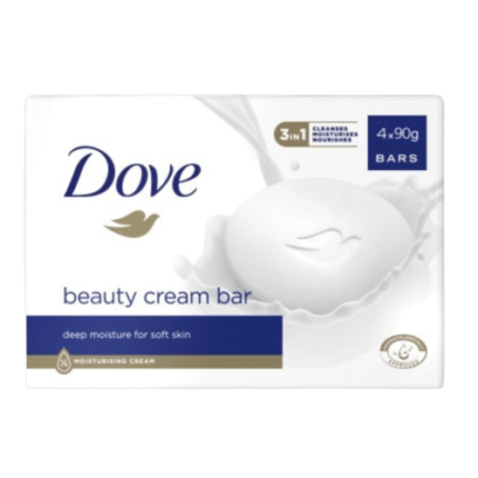 DOVE -Beauty Cream Bar (Deep Moisture) 90g x4