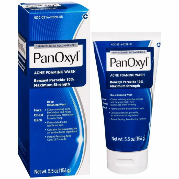 PANOXYL -Acne Foaming Wash Benzoyl Peroxide 10% 156g